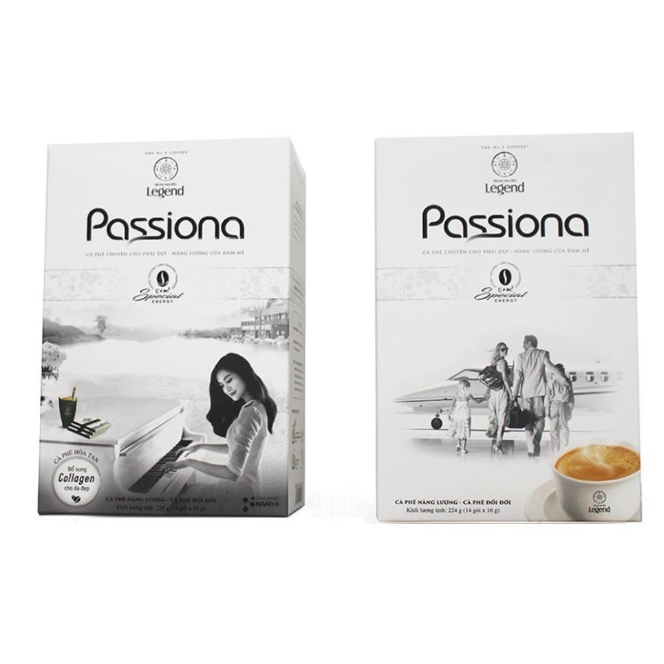 Cà phê Passiona hòa tan Passiona - Trung Nguyên Legend - Hộp 14 Gói