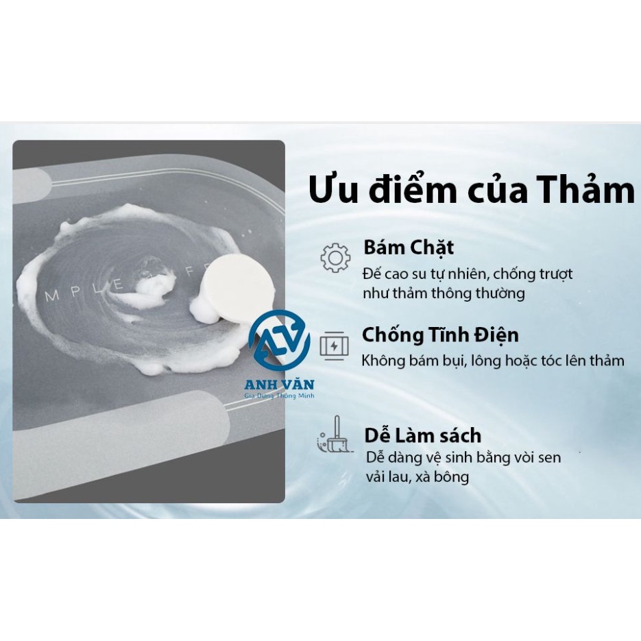 [ BAO GIÁ TOÀN QUỐC ] THẢM CHÂN BATHROOM SIÊU THẤM NƯỚC MỀM MẠI