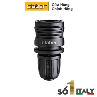 Khớp nối tự động 1/2" Claber 91009 [Made In Italy], đầu kết nối nhanh giữa ống 16mm và đầu nối nhanh