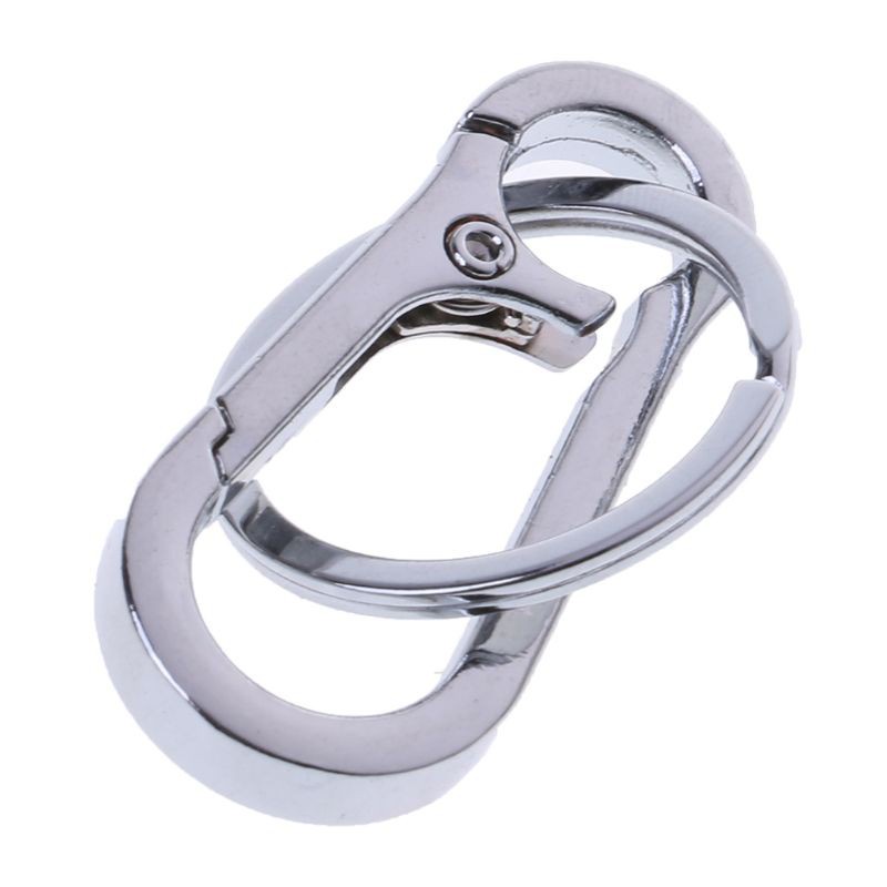 Móc carabiner treo chìa khóa/ thắt lưng chất liệu thép không gỉ hình quả bầu