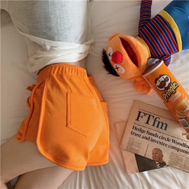 Quần short nữ vải thun da cá cạp cao dây rút, freesize 40-57kg rất đẹp và thoải mái nội y xanh chất đẹp giá tốt