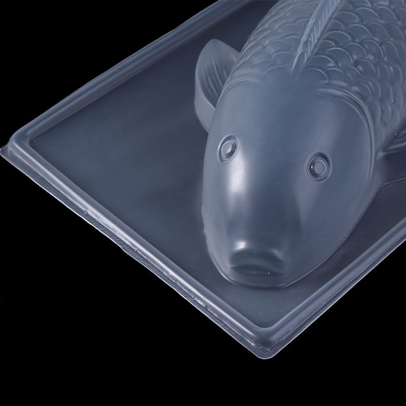 Khuôn Làm Thạch Rau Câu Hình Cá Koi 3D Bằng Nhựa
