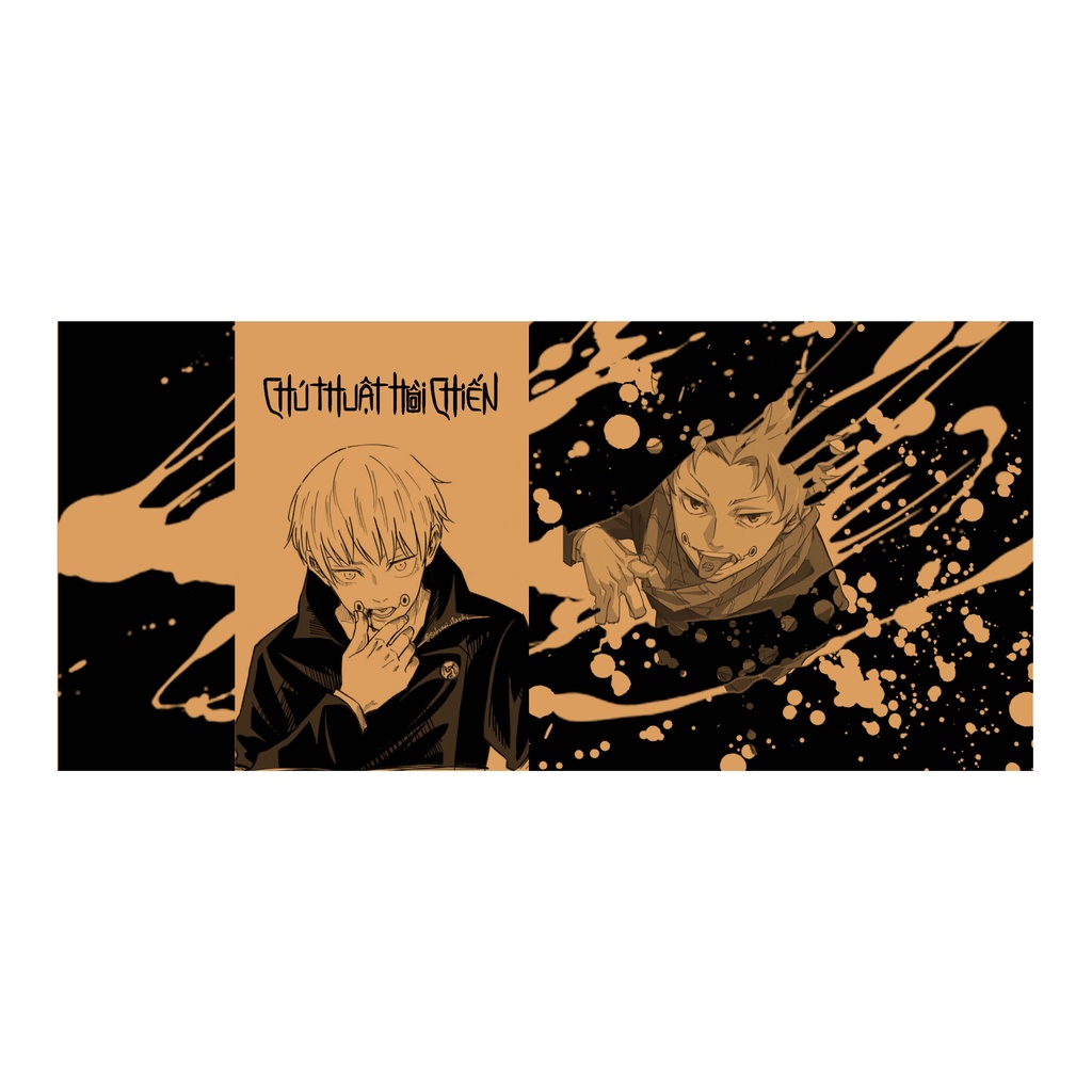 BÌA CHÚ THUẬT HỒI CHIẾN GIẤY KRAFT HANDMADE