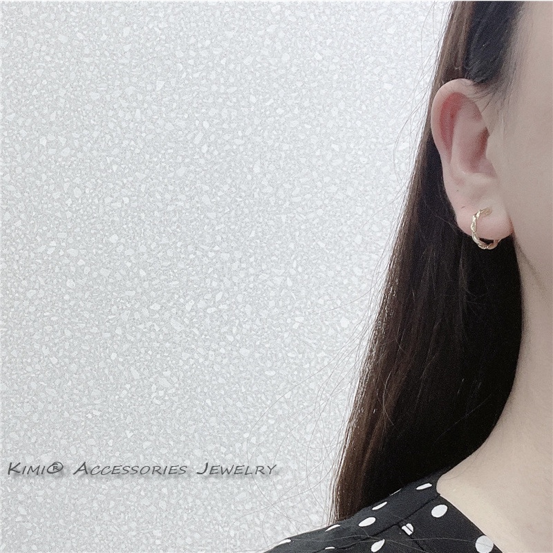 Khuyên Tai Bộ Khuyên Tai Ngọc Trai Set Khuyên Tai Tròn Màu Bạc Không Gây Dị Ứng Thời Trang Cho Nữ