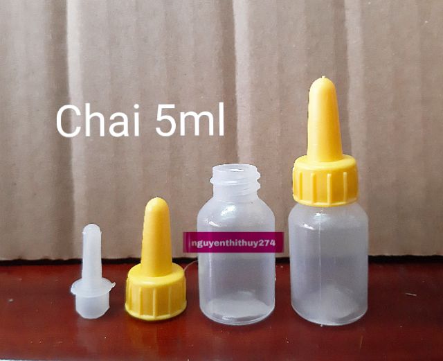 50 , 100 Chai nhỏ giọt 5ml , 10ml , 20ml đựng chất lỏng, hút máu bầm