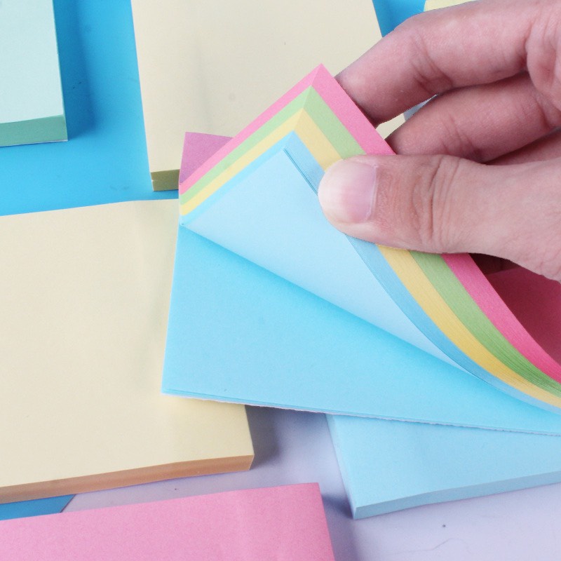 Giấy Note Ghi Chú - Sticky Note 5 màu Cỡ 3x3