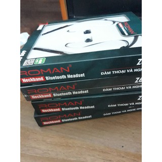 Tai nghe blutooth roman z6000s chình hãng new sale