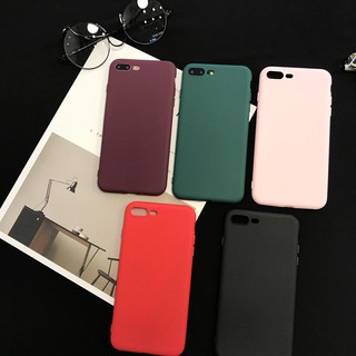Ốp lưng điện thoại mềm kiểu dáng đơn giản cho Iphone 7/6/8 plus
