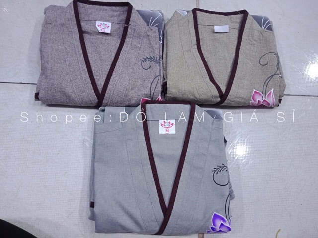 Áo Lam Đi Chùa &amp; XÉO NƠ SEN VẼ VẢI ẤN ĐỘ GIÁ RẺ VÔ ĐỊCH