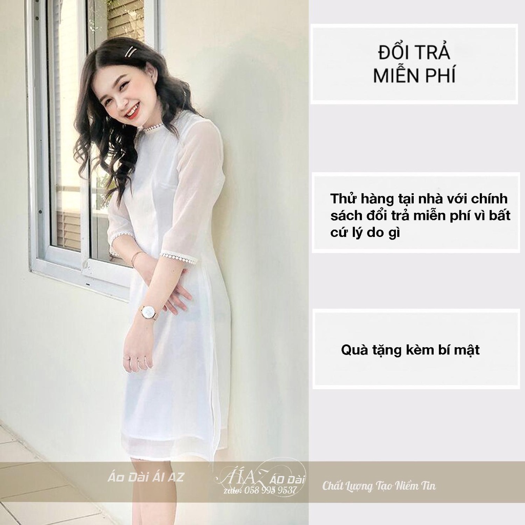 Áo Dài Cách Tân Nữ Tay Lỡ AD17