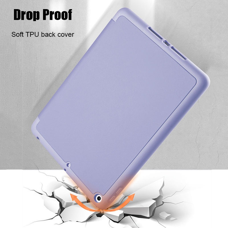 Bao Da Máy Tính Bảng TPU Thông Minh Cho iPad Pro 11 12.9 10.5 Air 3 4 5 10.9 10.2 9.7 2018 2017 Mini 5 6 2021 2020 Giá Đỡ