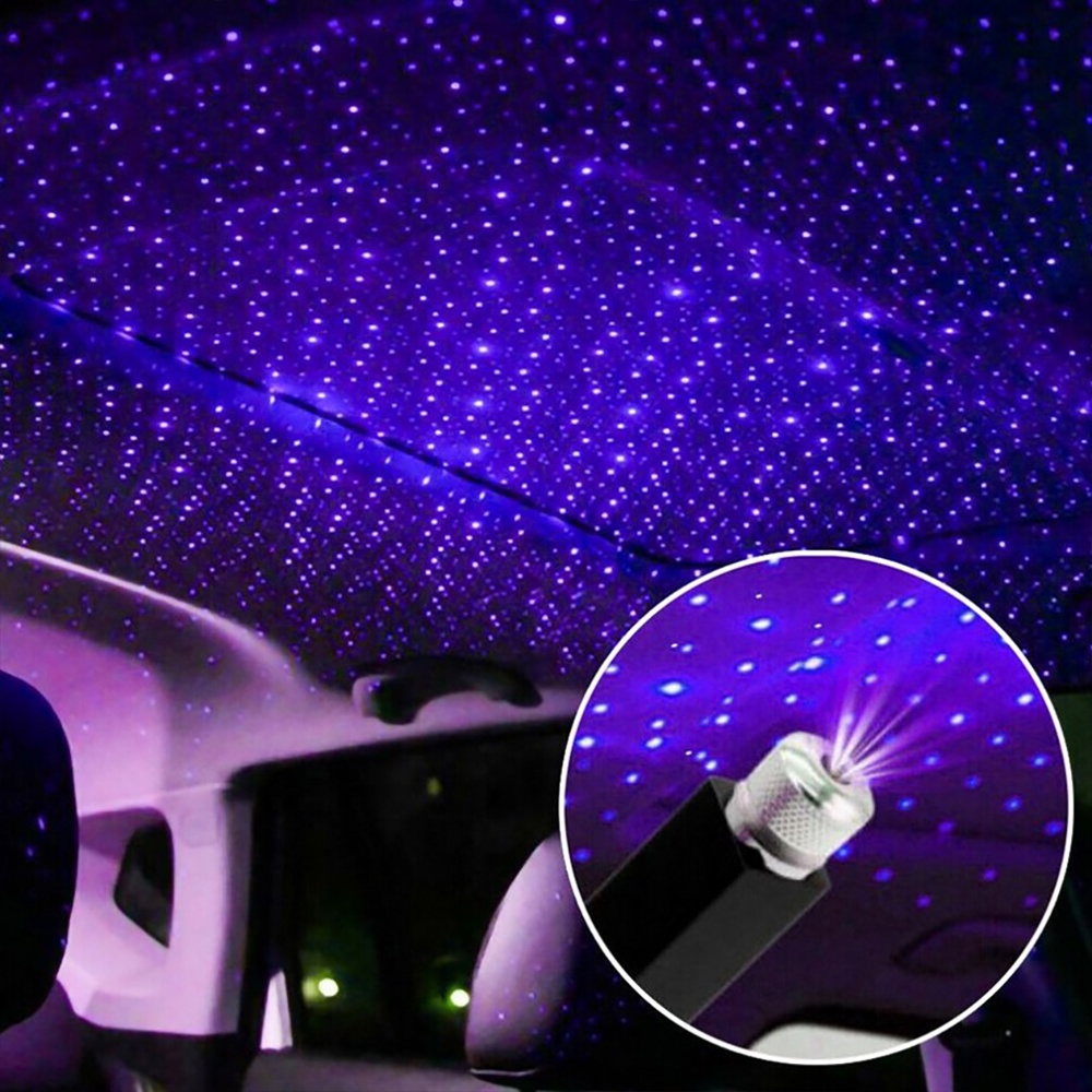 Đèn led usb Ánh Sáng Bầu Trời Sao Gắn Nóc Xe Hơi Trang Trí Nội Thất