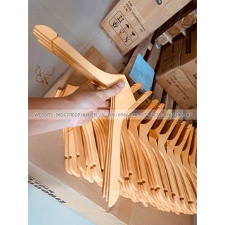 Móc gỗ treo quần áo _MG-A001B