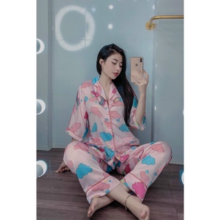 Đồ bộ pijama lụa mango
