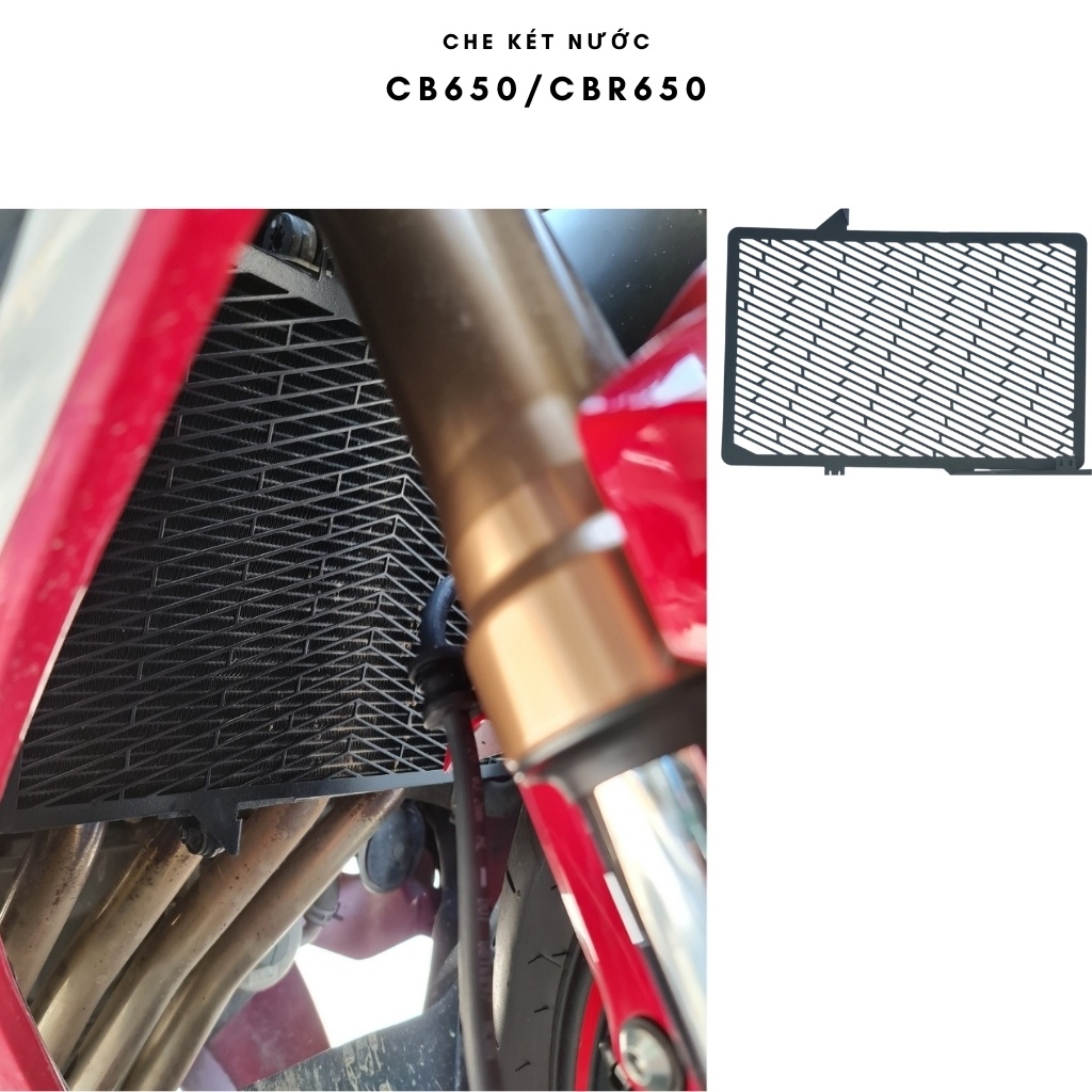 Bảo vệ két nước cho CB650r, CBR650, 2021- 2020 - 2019 Cb650F che két nước.