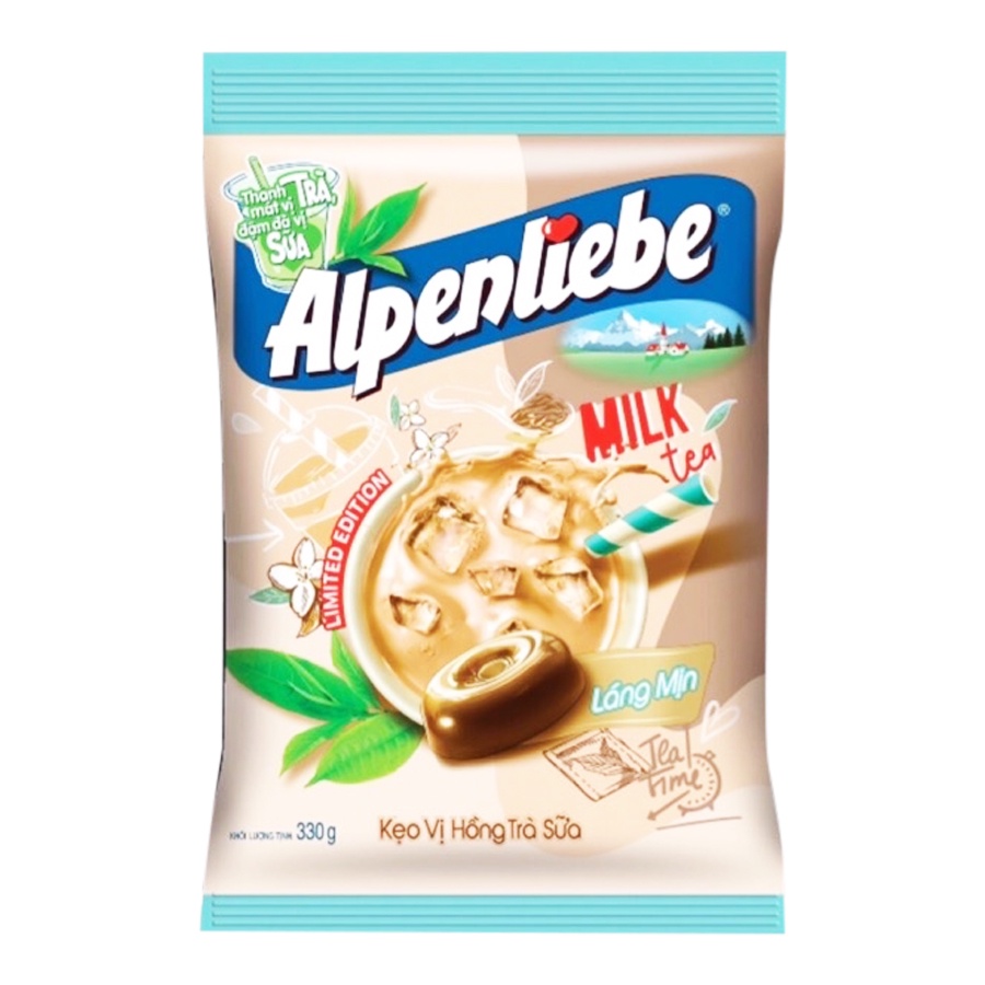 Kẹo Alpenliebe Vị Hồng Trà Sữa 329g