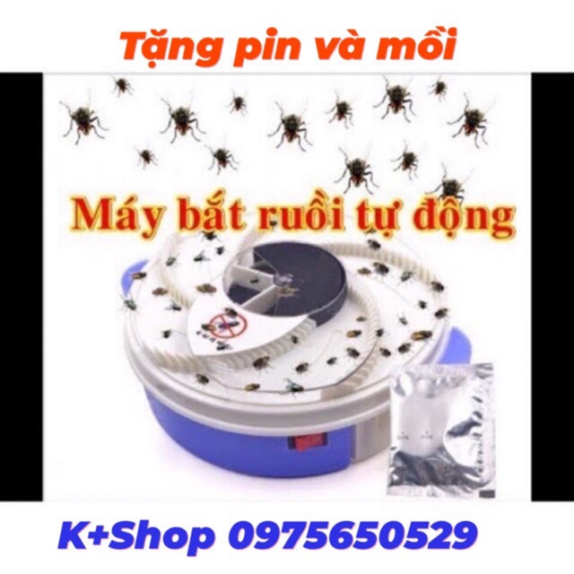 Máy Bắt Ruồi Tự Động Thông Minh, Không Lo Ruồi Muỗi