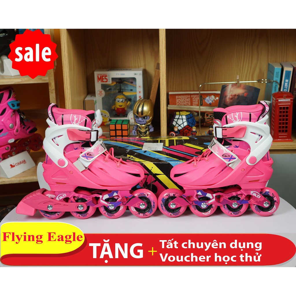 [Patin Giá Rẻ] Giày Patin Trẻ Em Flying Eagle K7 - Sản phẩm như trong hình ảnh