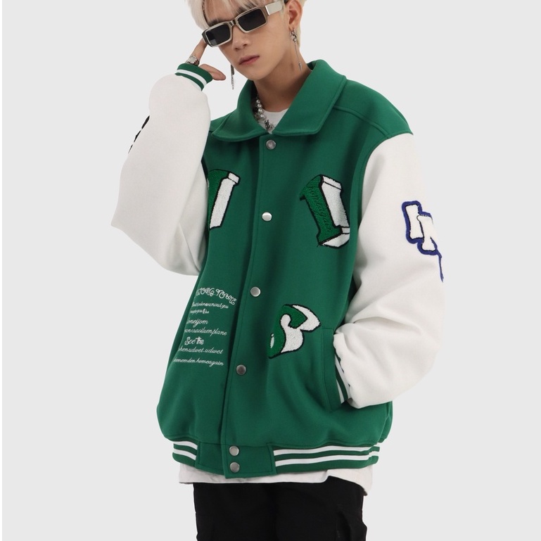 Áo bomber nam thời trang unisex hottrend áo bóng chày nam vải nỉ mặc nhà đi chơi đi học thời trang ulzzang hàn quốc 2021