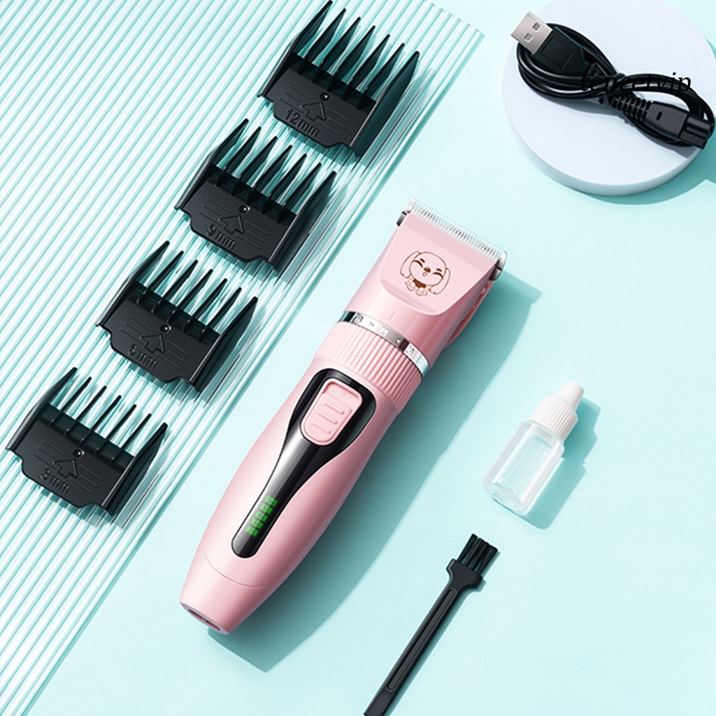 1 Set Máy Cạo Lông Thú Cưng Tiếng Ồn Thấp 33 Răng Chất Lượng Cao