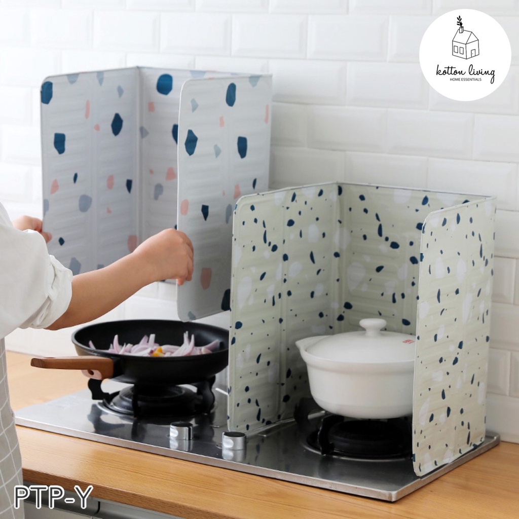 Tấm che bếp ga chống văng dầu bằng nhôm PTP Y