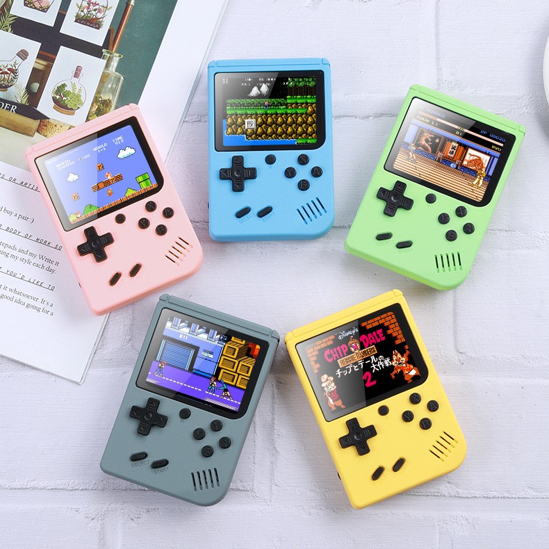 【Puue】 Built-in 800 Classic Games 8 Bit 3 inch Mini TV Handheld Retro FC Game Console HOT