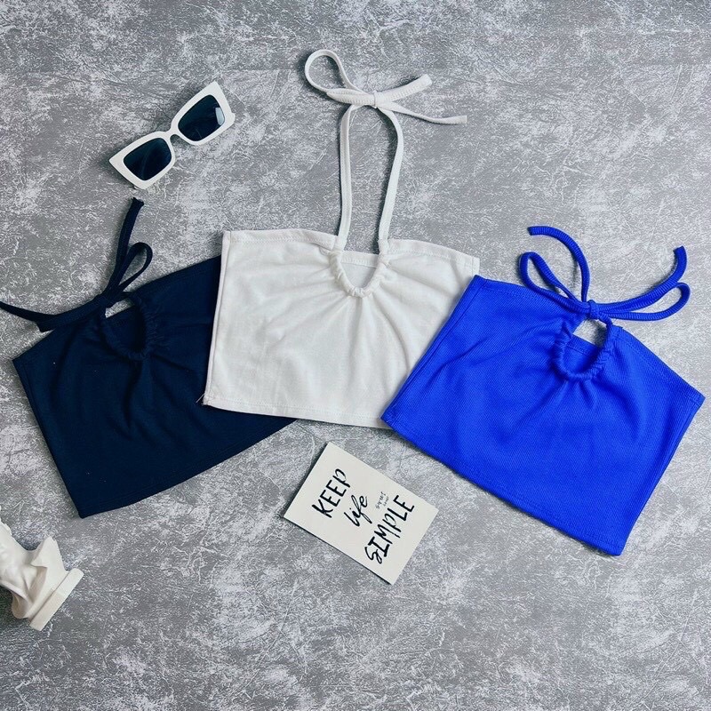 ÁO CỔ YẾM THUN GÂN