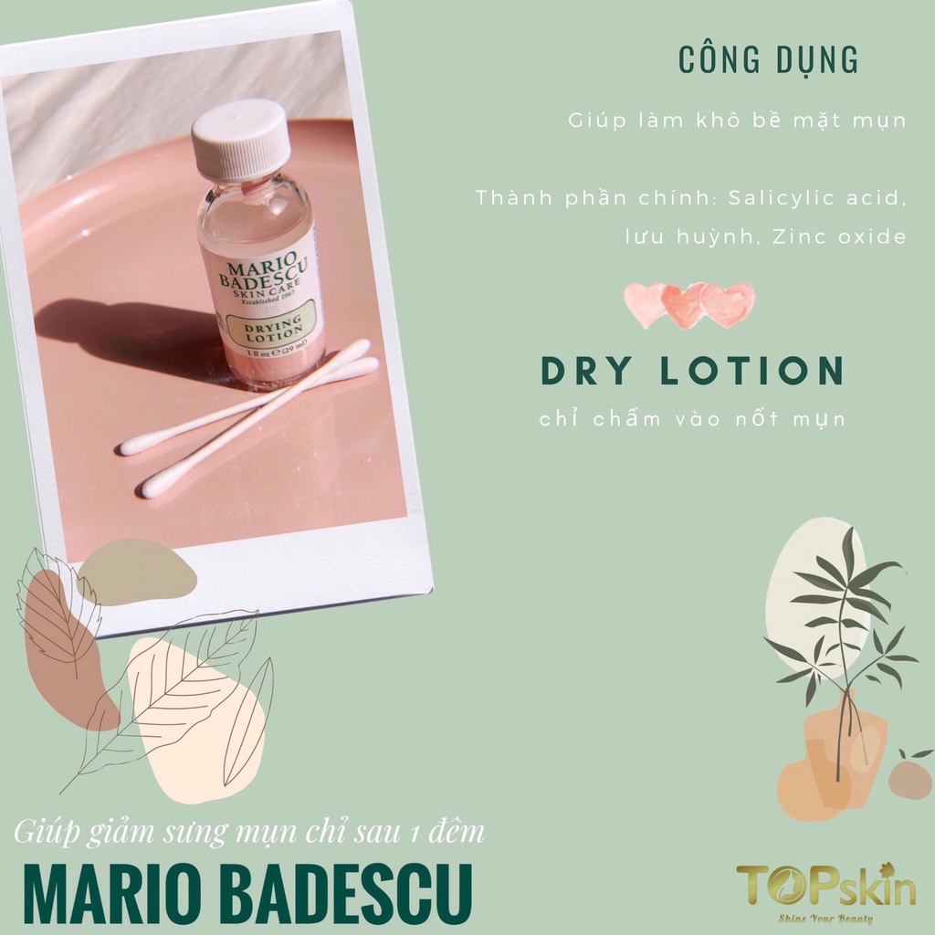 [Mario Badescu] Chấm Mụn Mario Badescu Drying Lotion 29ml