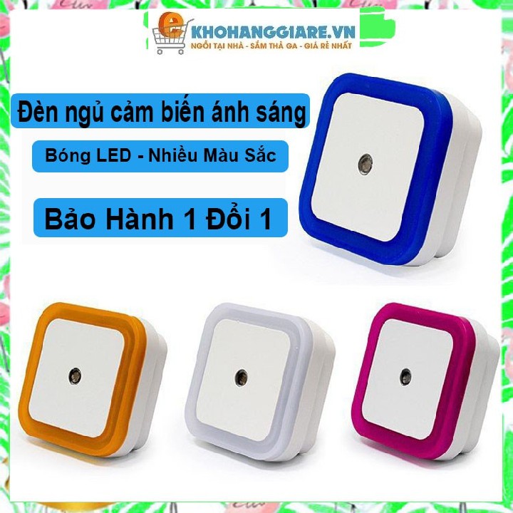 Đèn ngủ thông minh cảm biến ánh sáng tự động tắt mở tiết kiệm điện sử dụng bóng led cắm điện trực tiếp tiện lợiden