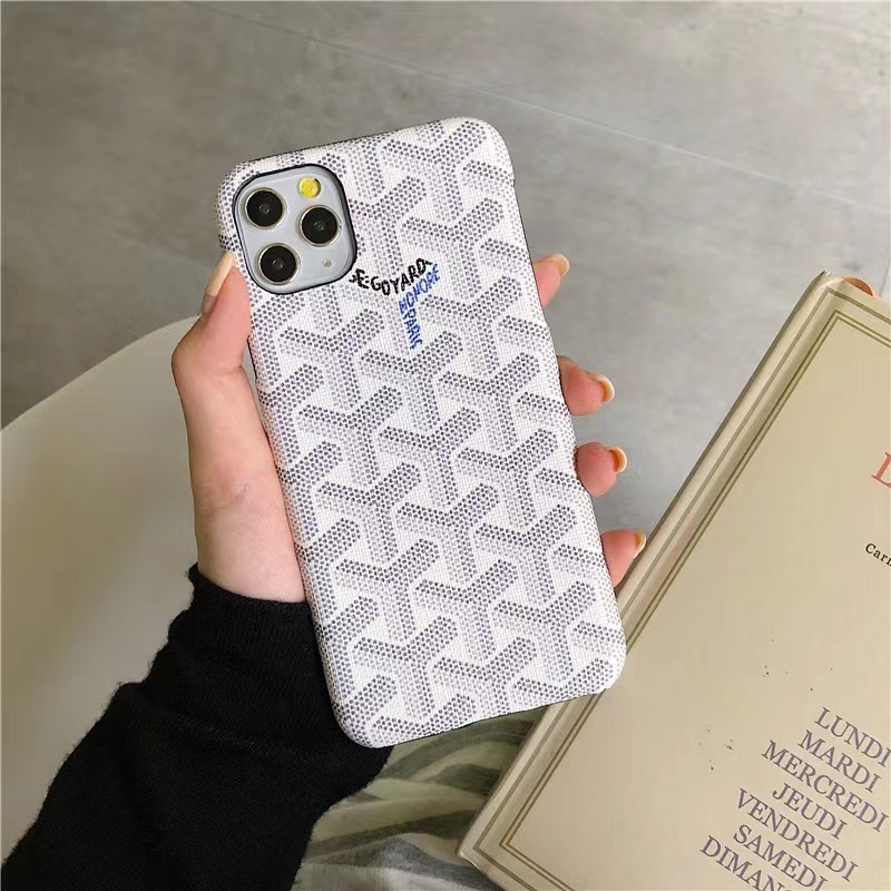 GOYARD Ốp Điện Thoại Da Sang Trọng Cho iphone 13 Pro Max i13 13pro 12 Pro Max i12 12Pro