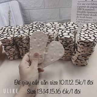 Đế giày xốp chống trượt cắt sẵn các size