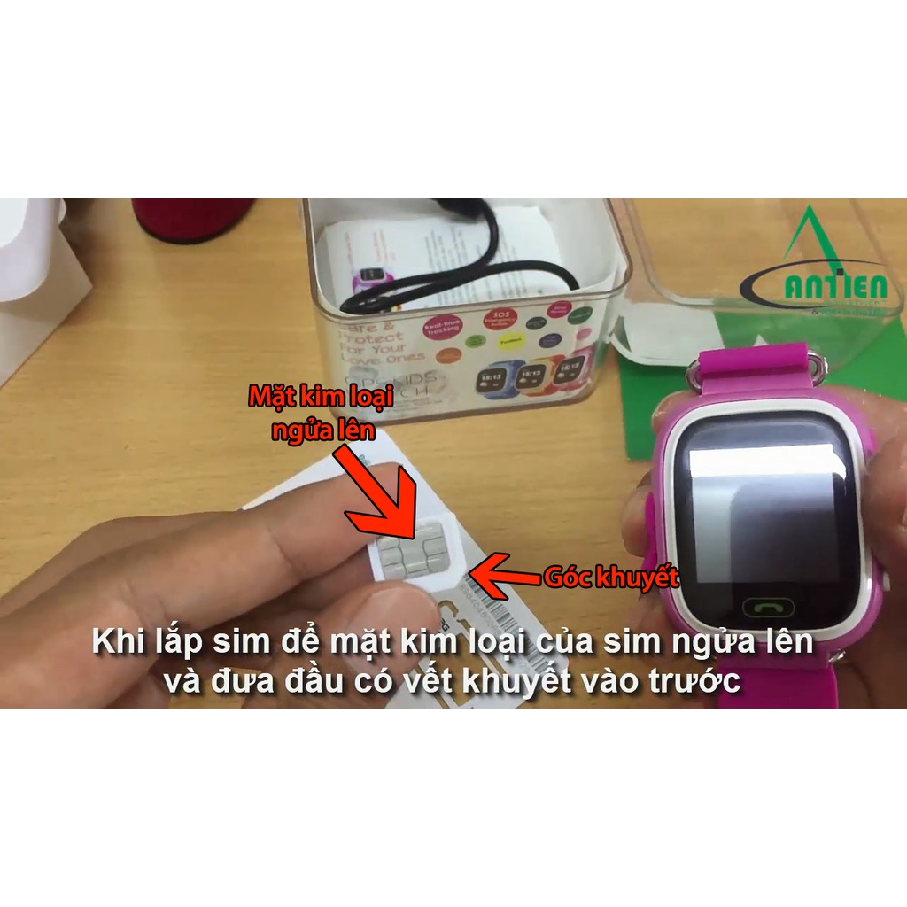 Đồng hồ trẻ em dùng sim có gps giám sát trẻ - nghe gọi được - hàng chuẩn mẫu đẹp