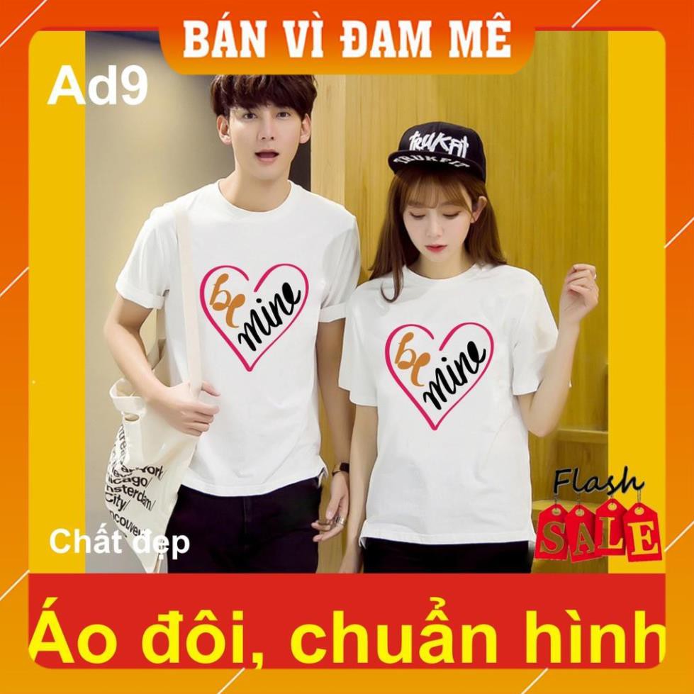 [Mặc Là SANG]  áo đôi đẹp trái tim AD9, chất đẹp, giá bán buôn,