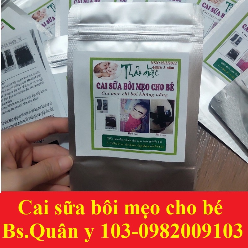 BỘT CAI SỮA MẸO THẢO DƯỢC CHO BÉ