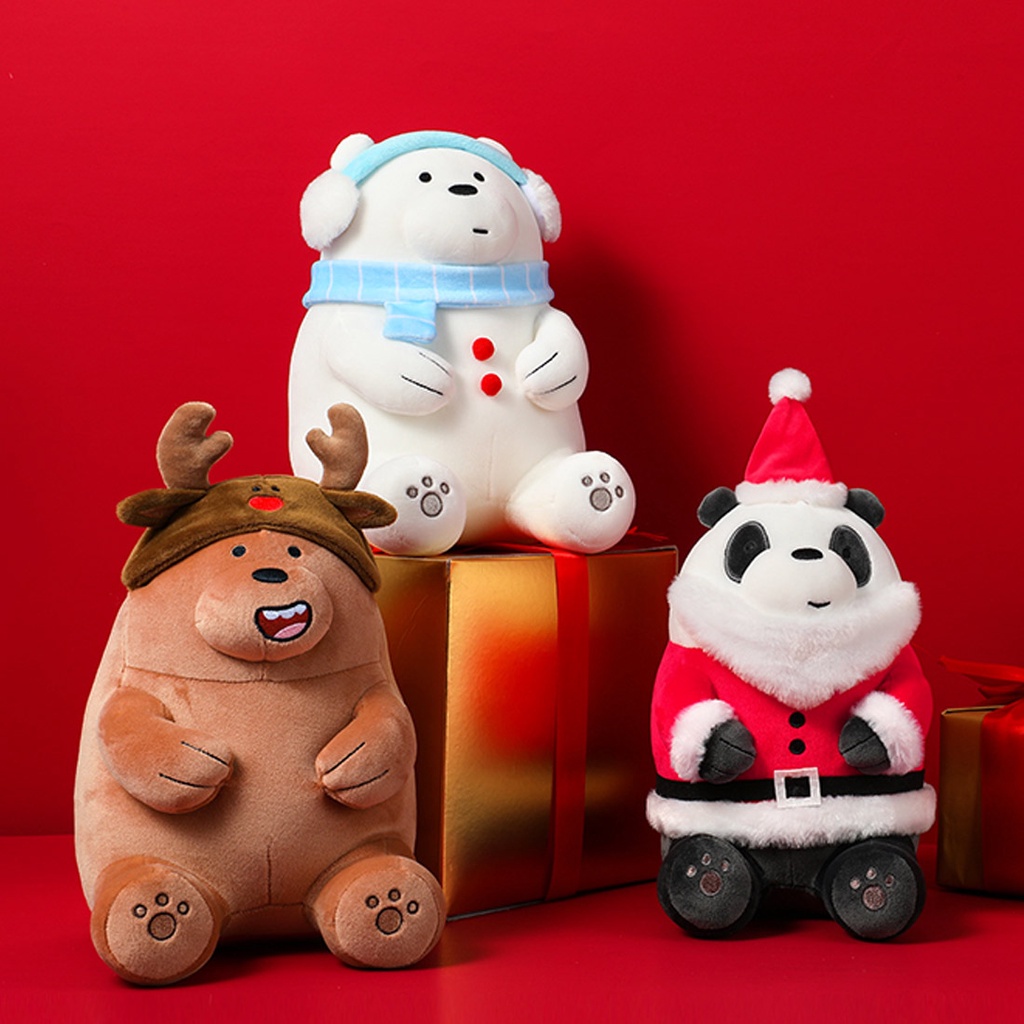 Đồ chơi Gấu bông Búp bê Thú nhồi bông gấu bông thú nhồi bông Thú nhồi bông We Bare Bears MINISO