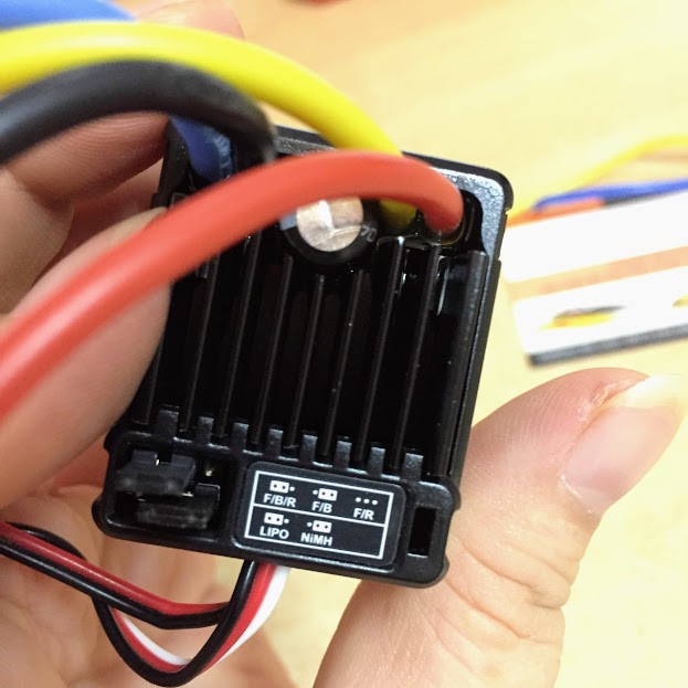 Bộ điều tốc ESC 60A kèm động cơ 2 pha Brushed motor 540 35T