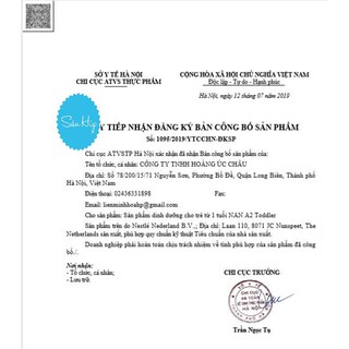 Sữa Bột Nan A2 số 1/2/3 800g