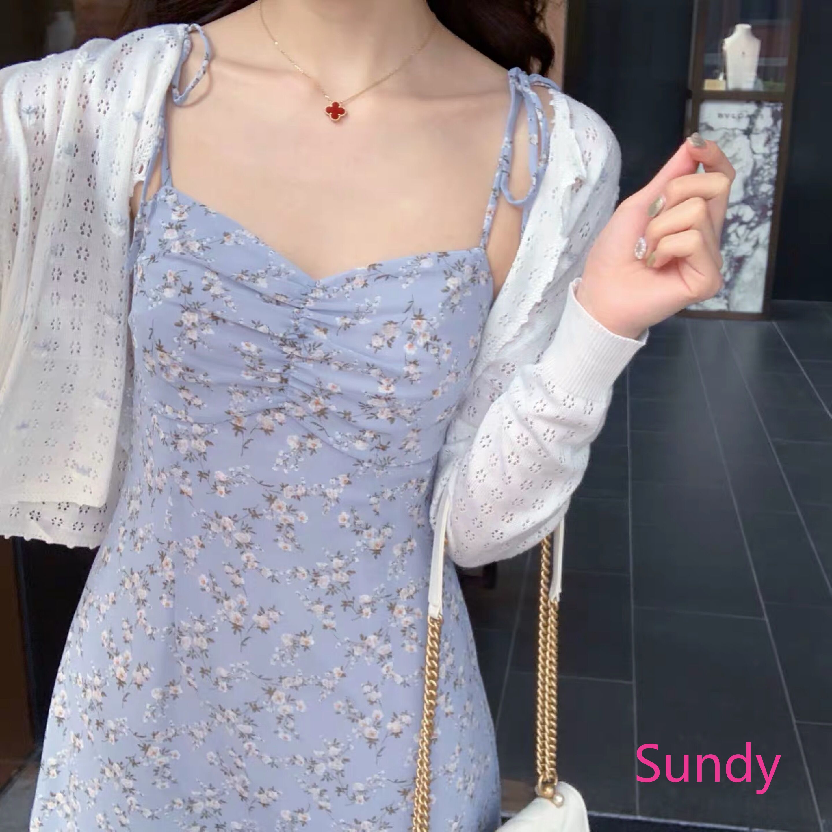 Đầm hoa hai dây dáng dài thời trang mùa hè cho nữ | BigBuy360 - bigbuy360.vn