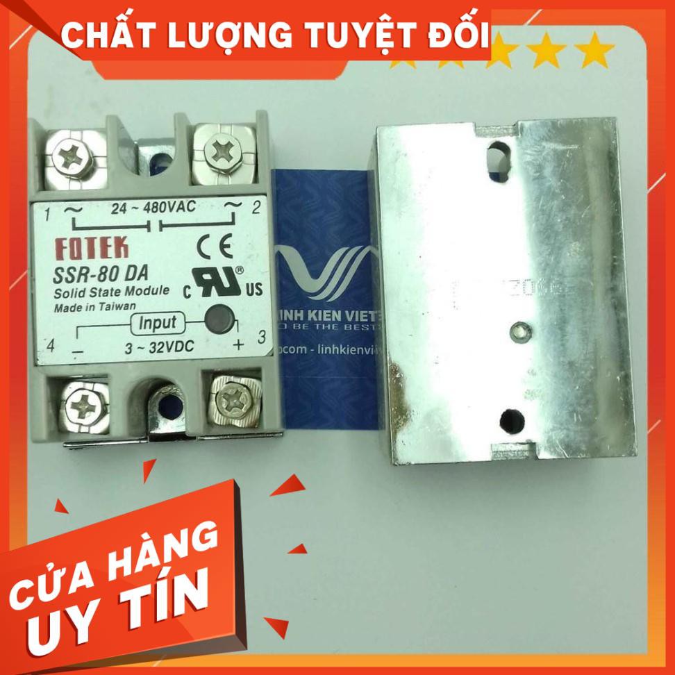 Relay bán dẫn SSR-80DA SSR80DA 80A - J4H7(KB4H3)