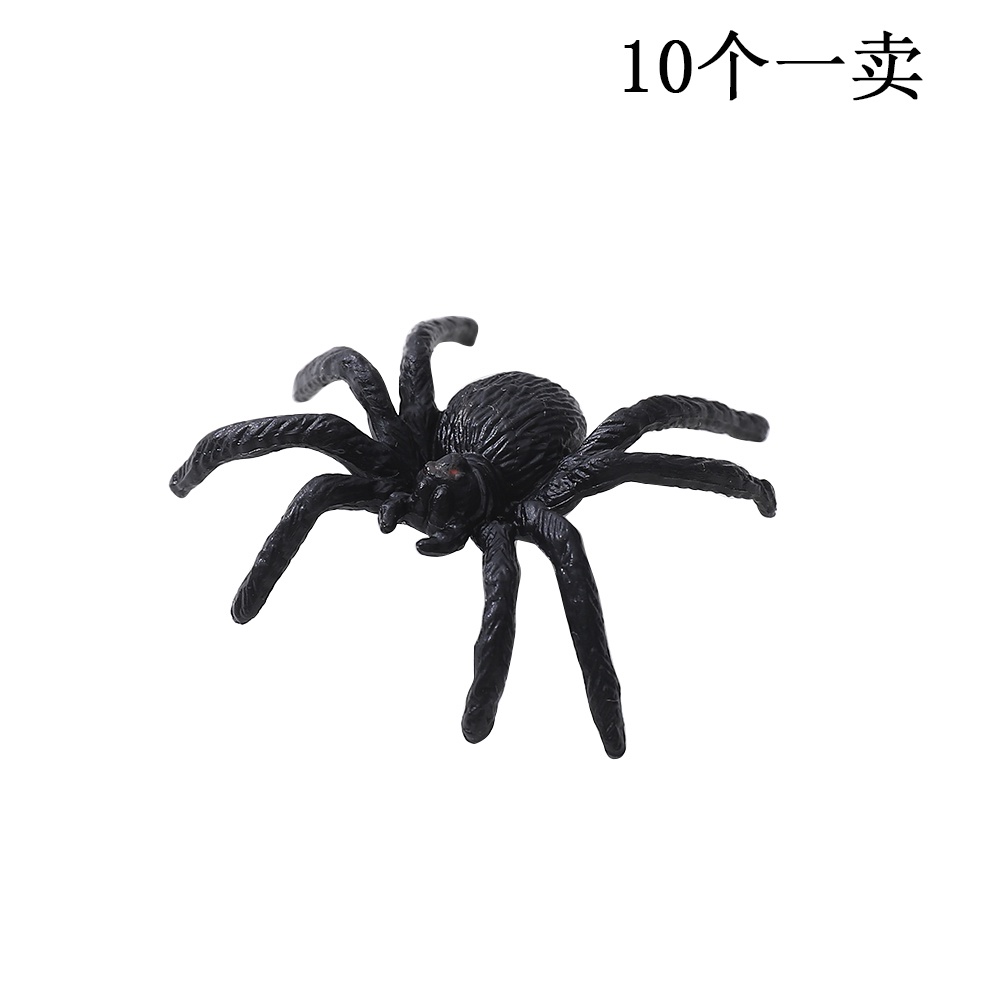 10 Con Nhện Giả Bằng Nhựa Dùng Trang Trí Halloween