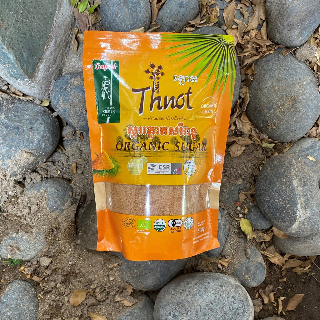 Đường thốt nốt hữu cơ 500g Thnot Organic Sugar