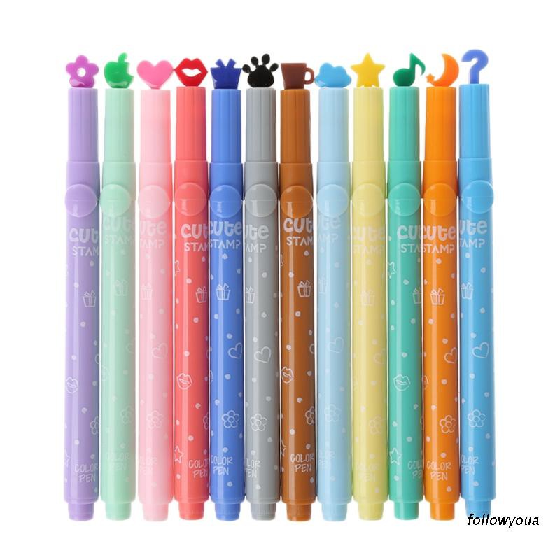 Bút đánh dấu hoa văn dễ thương Highlighter