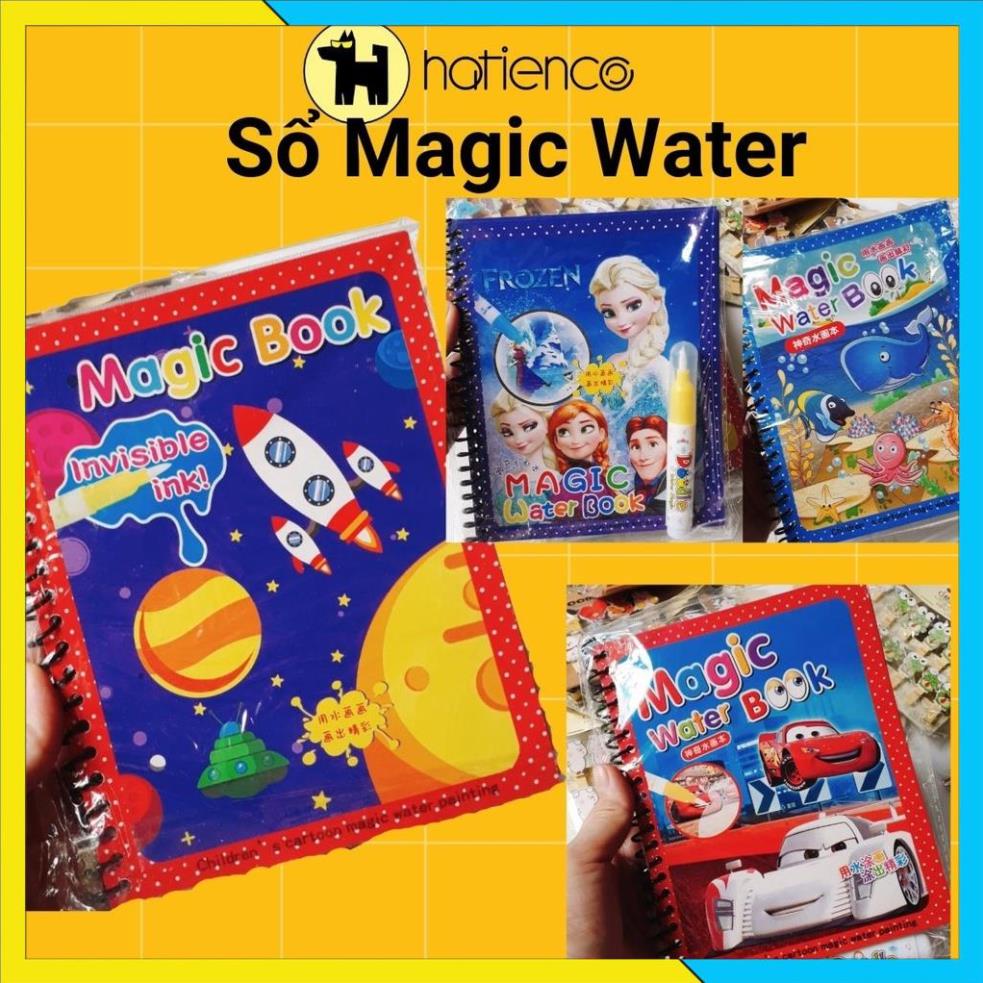 [FREESHIP] Sổ nước Magic Water giúp bé tương tác [clip HDSD]