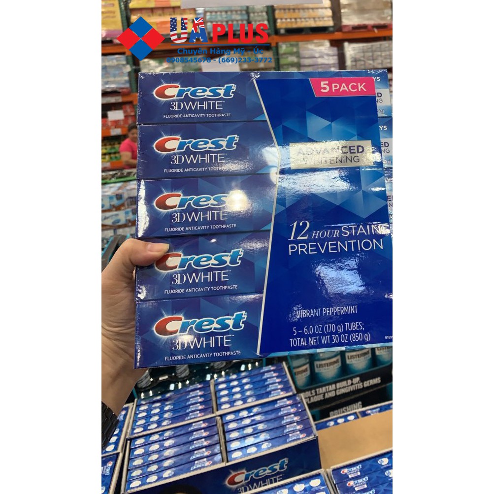 KEM ĐÁNH RĂNG CREST 3D WHITE USA