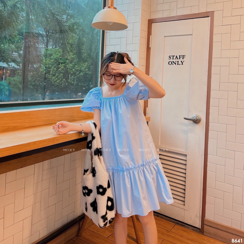 SP008641-Đầm tay phồng