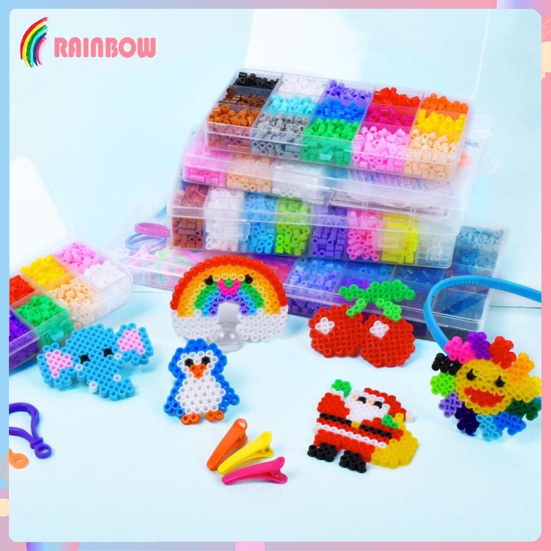Bộ hạt cầu chì đầy màu sắc 5mm cho trẻ em làm thủ công tự làm