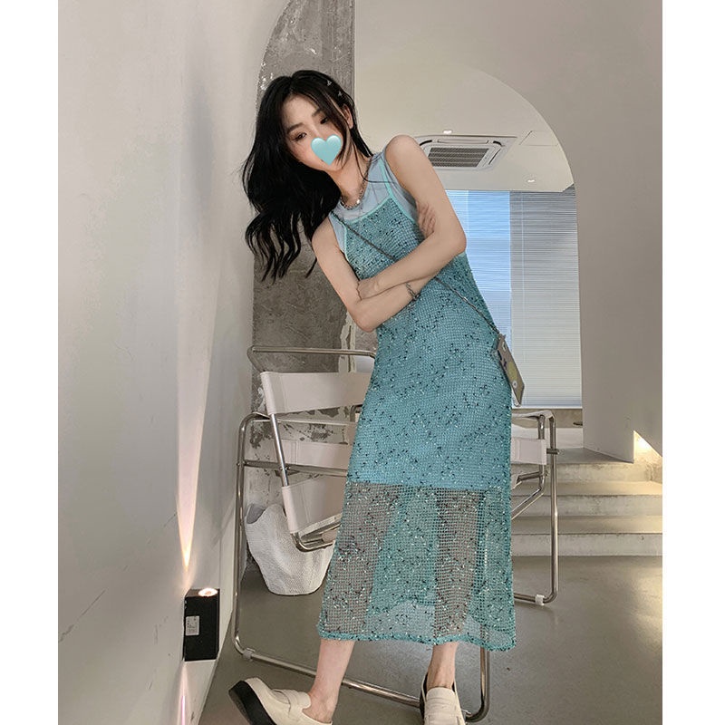 Set Áo Thun Ngắn Tay + Đầm Yếm Xinh Xắn Thời Trang Dành Cho Nữ