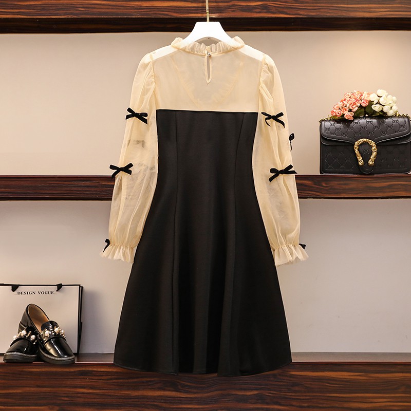 🌸Hàng Order🌸 Váy Bigsize Tay Voan Đính Nơ Cúc Dọc Váy Trẻ Trung Năng Động🌸Hàng Quảng Châu | BigBuy360 - bigbuy360.vn