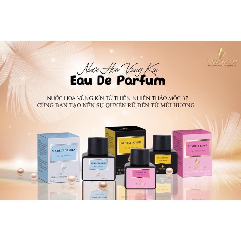 [Chính Hãng] Nước hoa Vùng kín Thảo Mộc 37 Lưu hương 48h