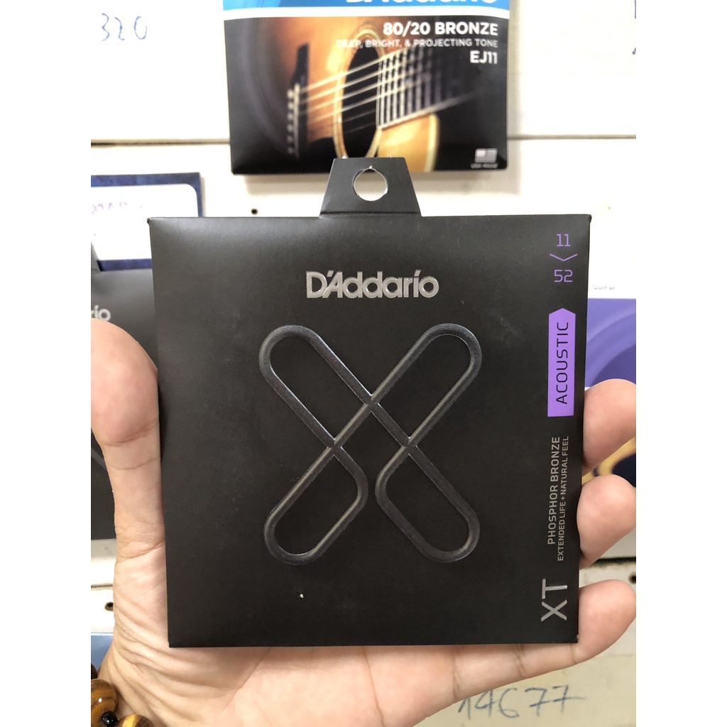 DÂY ĐÀN ACOUSTIC GUITAR D’ADDARIO XTAPB 11 - 52 CUSTOM LIGHT